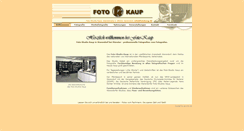 Desktop Screenshot of foto-kaup.de